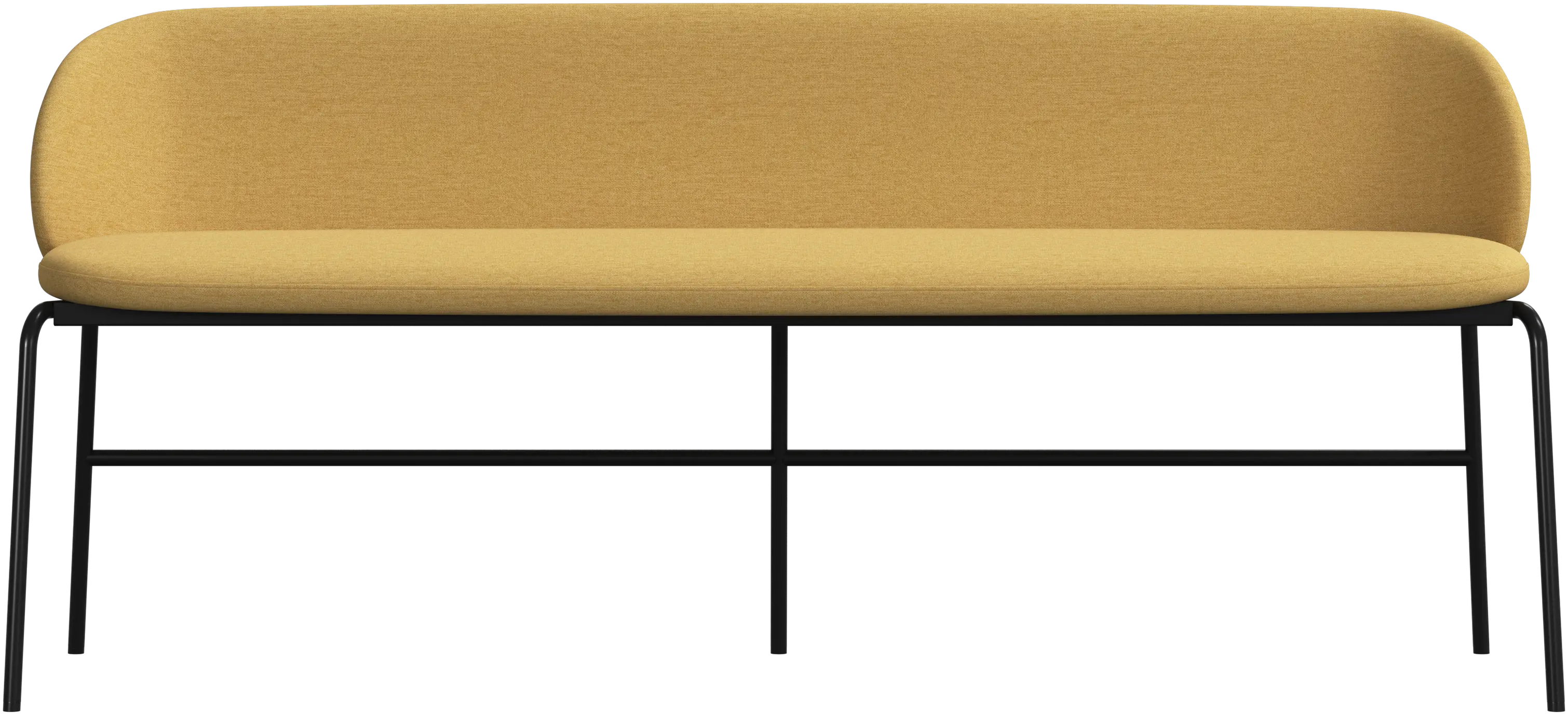 デザイナーベンチ | デンマークデザインの家具 - イエロー | ボー